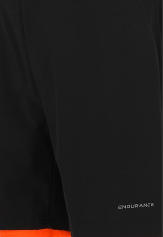 ENDURANCE Regular Sports trousers 'Herlent' in Black