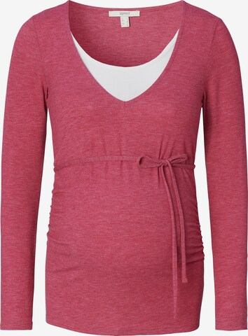 Esprit Maternity T-shirt i rosa: framsida