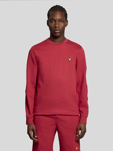 Sweat-shirt Lyle & Scott en rouge : devant
