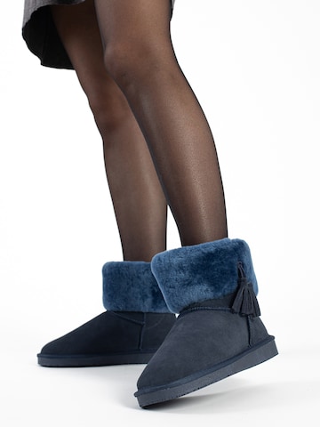 mėlyna Gooce Sniego batai 'Almond': priekis
