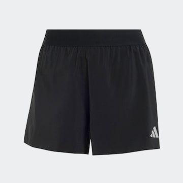 ADIDAS PERFORMANCE Regular Workout Pants in Black: front