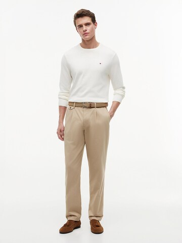 TOMMY HILFIGER Regular Bandplooibroek in Beige