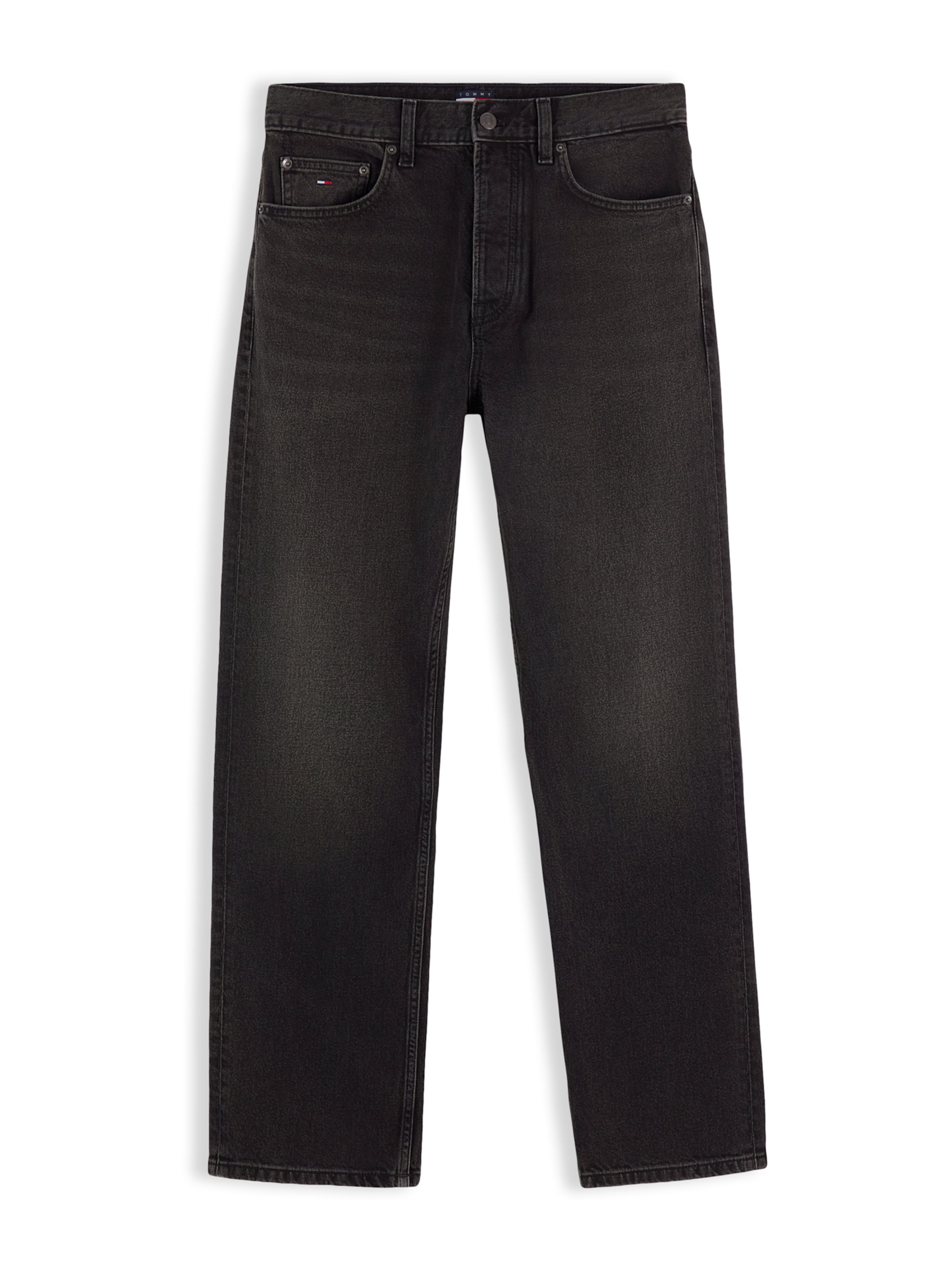 Tommy Jeans Regular Jeans 'OTIS' in Zwart: voorkant