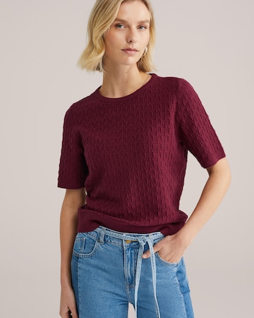 WE Fashion Sweter w kolorze czerwony: przód