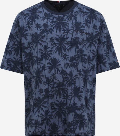 Tommy Hilfiger Big & Tall T-Shirt en marine / bleu-gris / rouge clair / blanc, Vue avec produit