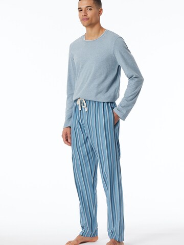 SCHIESSER Regular Sports trousers ' Mix & Relax ' in Blue