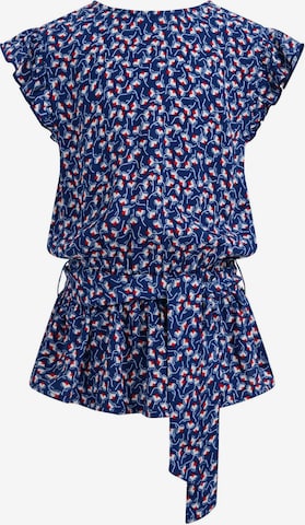 WE Fashion Blouse in Blauw: voorkant