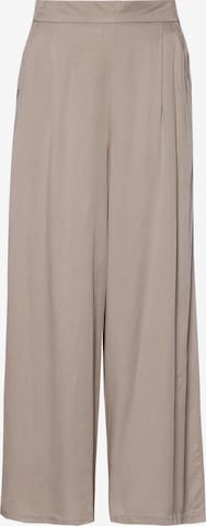 Ragwear Pleat-Front Pants 'Loggan' in Beige: front