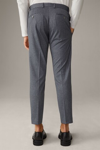 STRELLSON Slim fit Pleated Pants ' Kynd ' in Grey