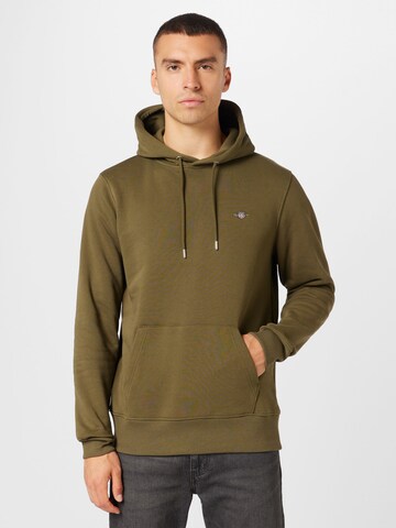 GANT Sweatshirt in Groen: voorkant