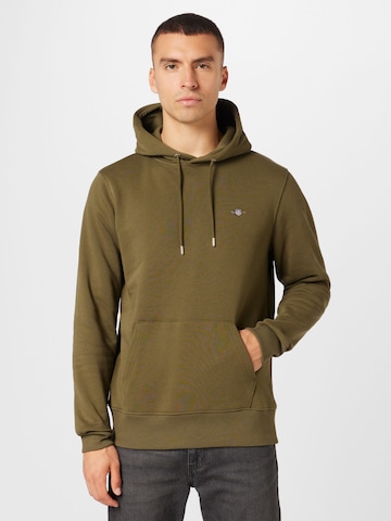 Sweat-shirt GANT en vert : devant