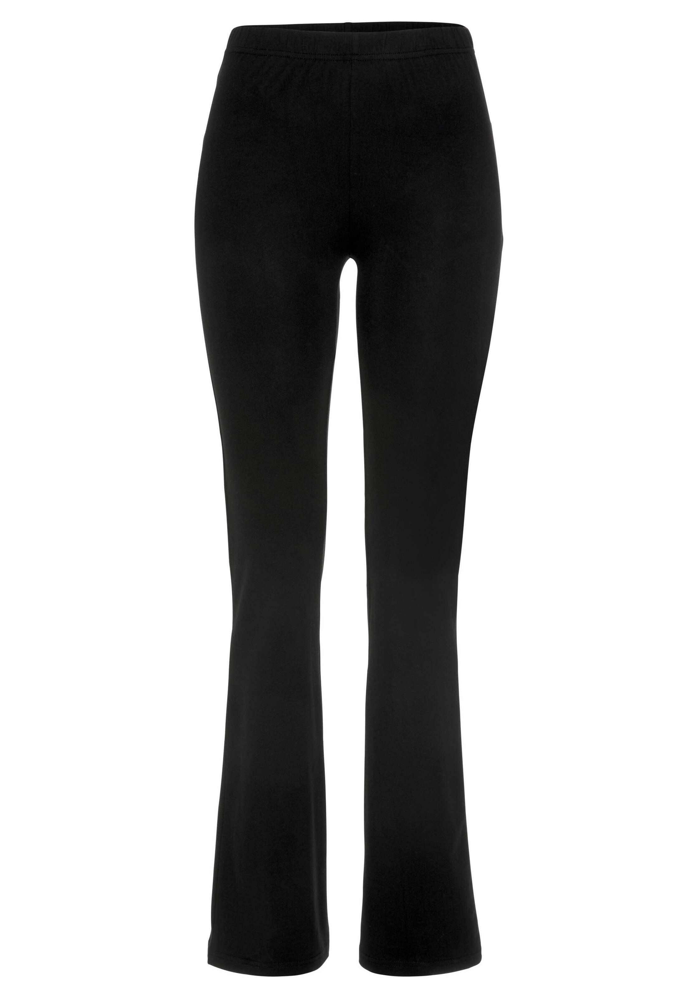 FLASHLIGHTS Boot cut Leggings in Black