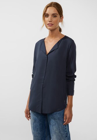 STREET ONE Bluse in Blau: predná strana