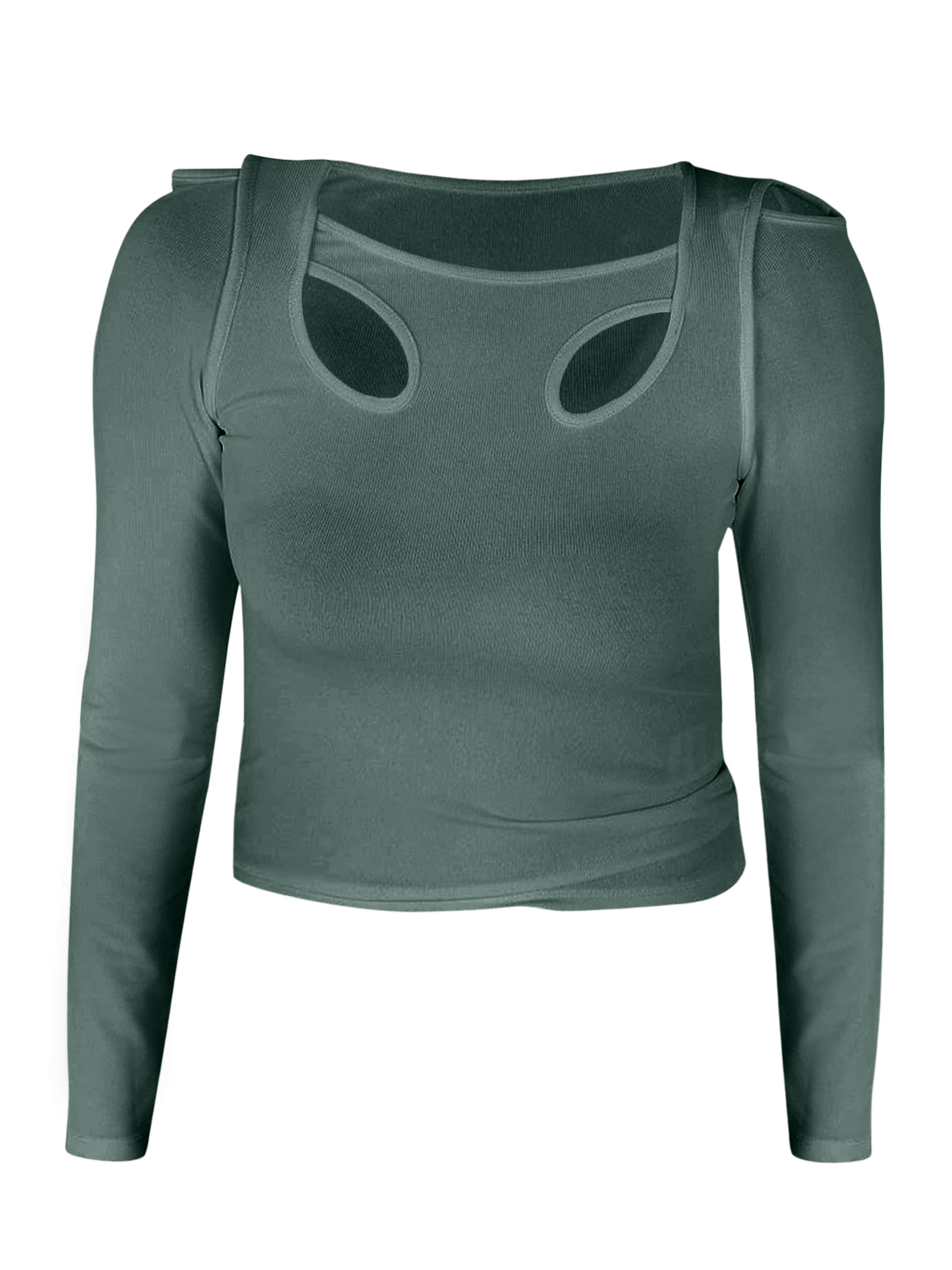 No Matter What Shirt in Groen: voorkant