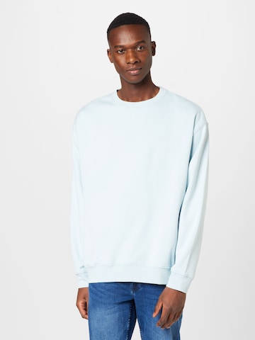 WEEKDAY Sweatshirt i blå: framsida