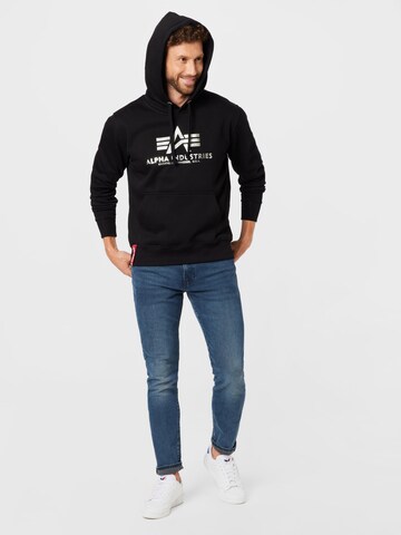 ALPHA INDUSTRIES Regular fit Sweatshirt in Black