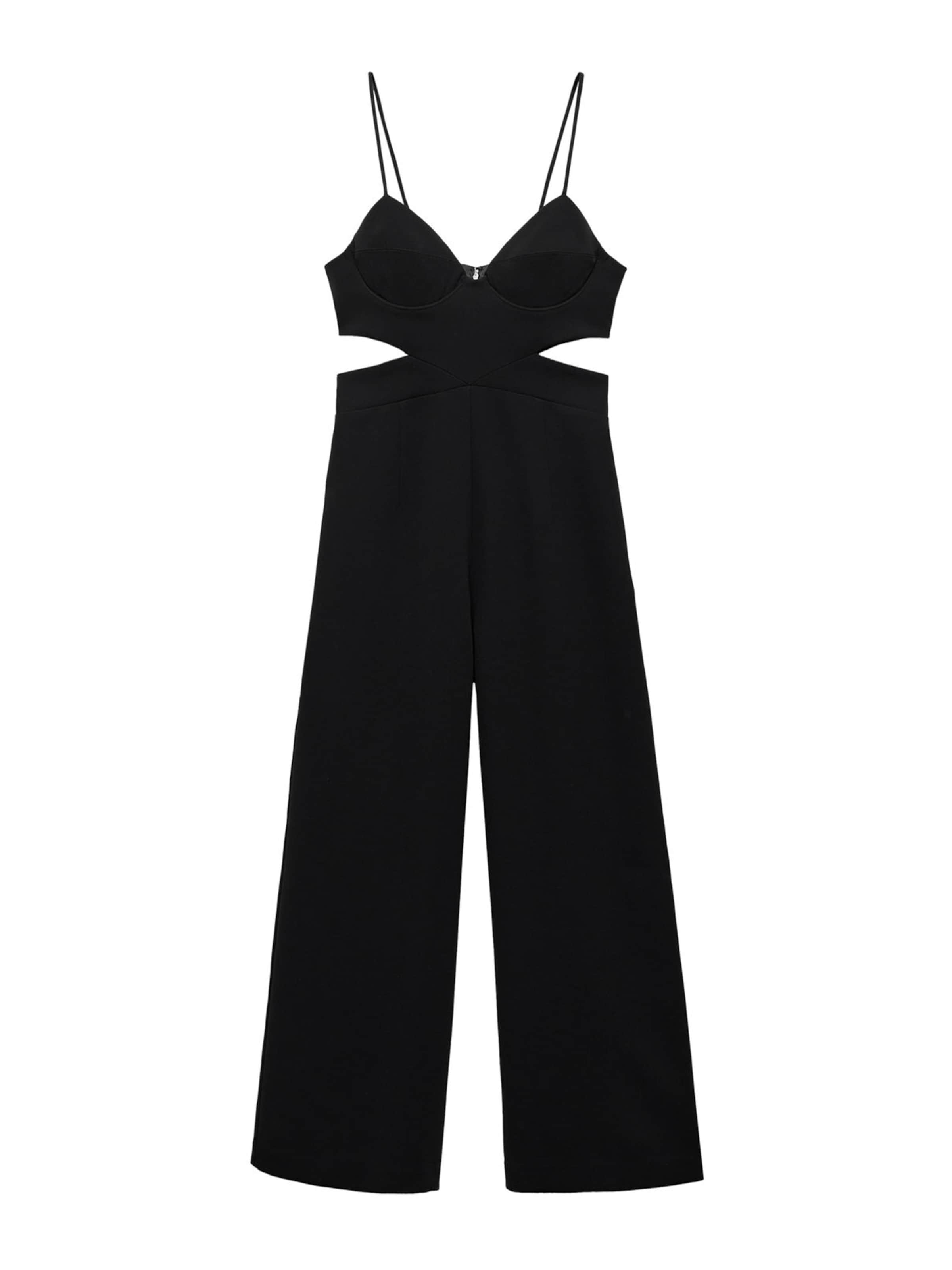 MANGO Overal 'TYNA' – černá: přední strana