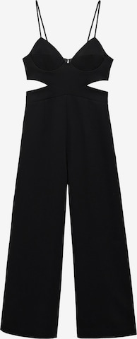 MANGO Jumpsuit 'TYNA' in Black: front