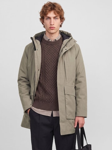JACK & JONES - Parca de entretiempo en gris: frente