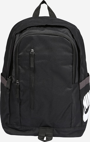 Rucsac 'All Acces Soleday' de la Nike Sportswear pe negru: față