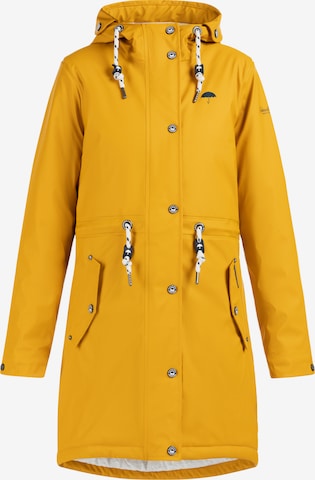 Schmuddelwedda Raincoat in Yellow: front