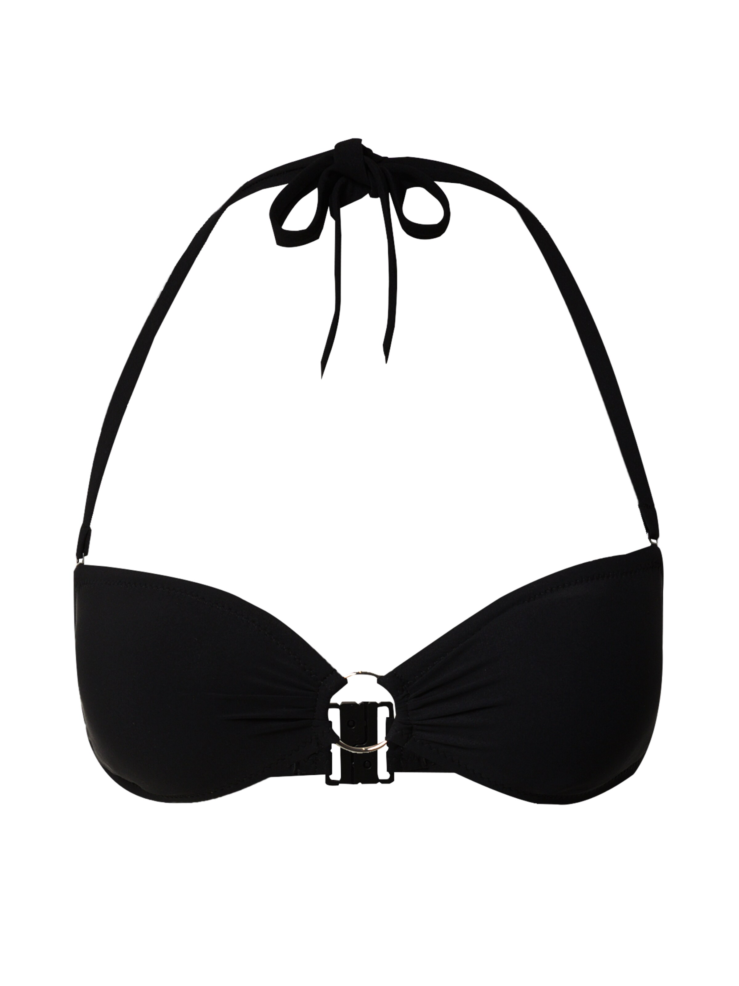 PASSIONATA - Bandeau Top de bikini 'LEA' en negro: frente