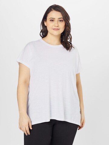 Noisy May Curve - Camiseta 'MATHILDE' en blanco: frente