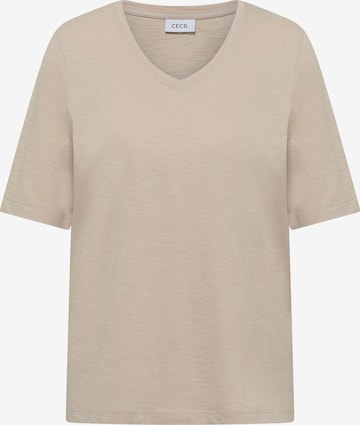 CECIL T-Shirt in Beige: Vorderseite