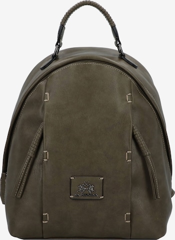 La Martina Backpack in Green: front