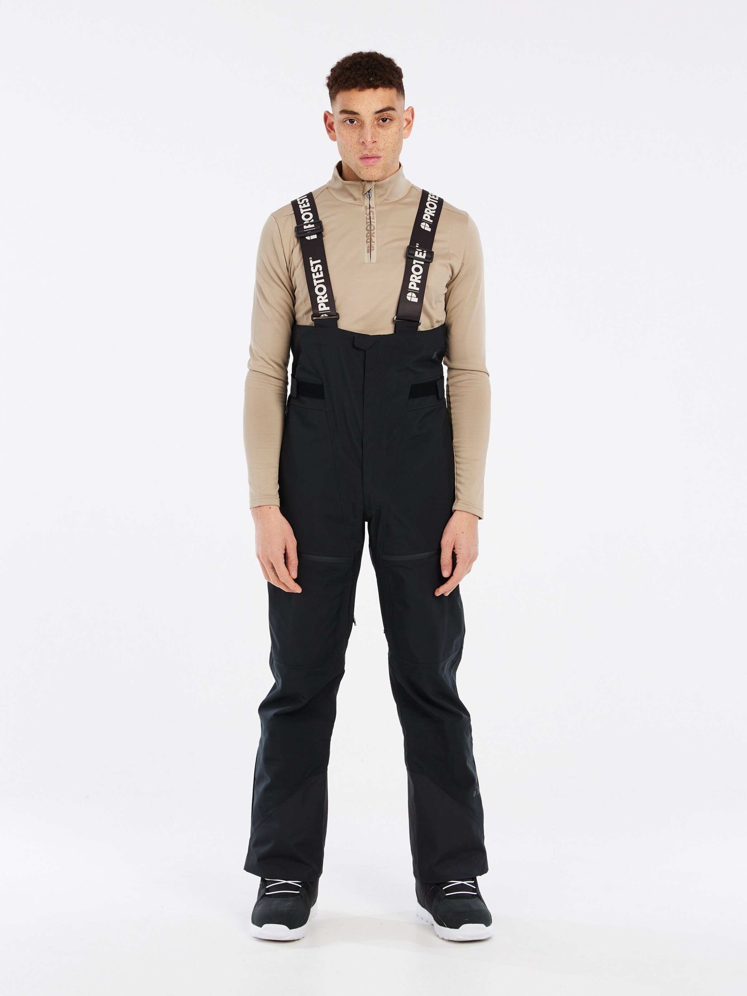 Regular Pantalon de sport 'PRTBASE' PROTEST en noir : devant