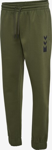Tapered Pantaloni sportivi 'ACTIVE' di Hummel in verde