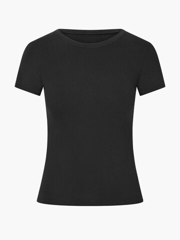 cfab (formerly creamy fabrics) Shirt 'Cotton T-Shirt'‌ in Schwarz: Vorderseite