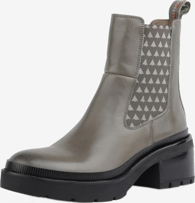Crickit Chelsea Boots 'Nelda' en gris / blanc, Vue avec produit