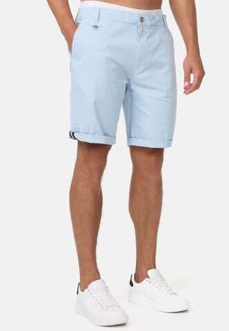 INDICODE JEANS Regular Chino Pants 'Creel' in Blue