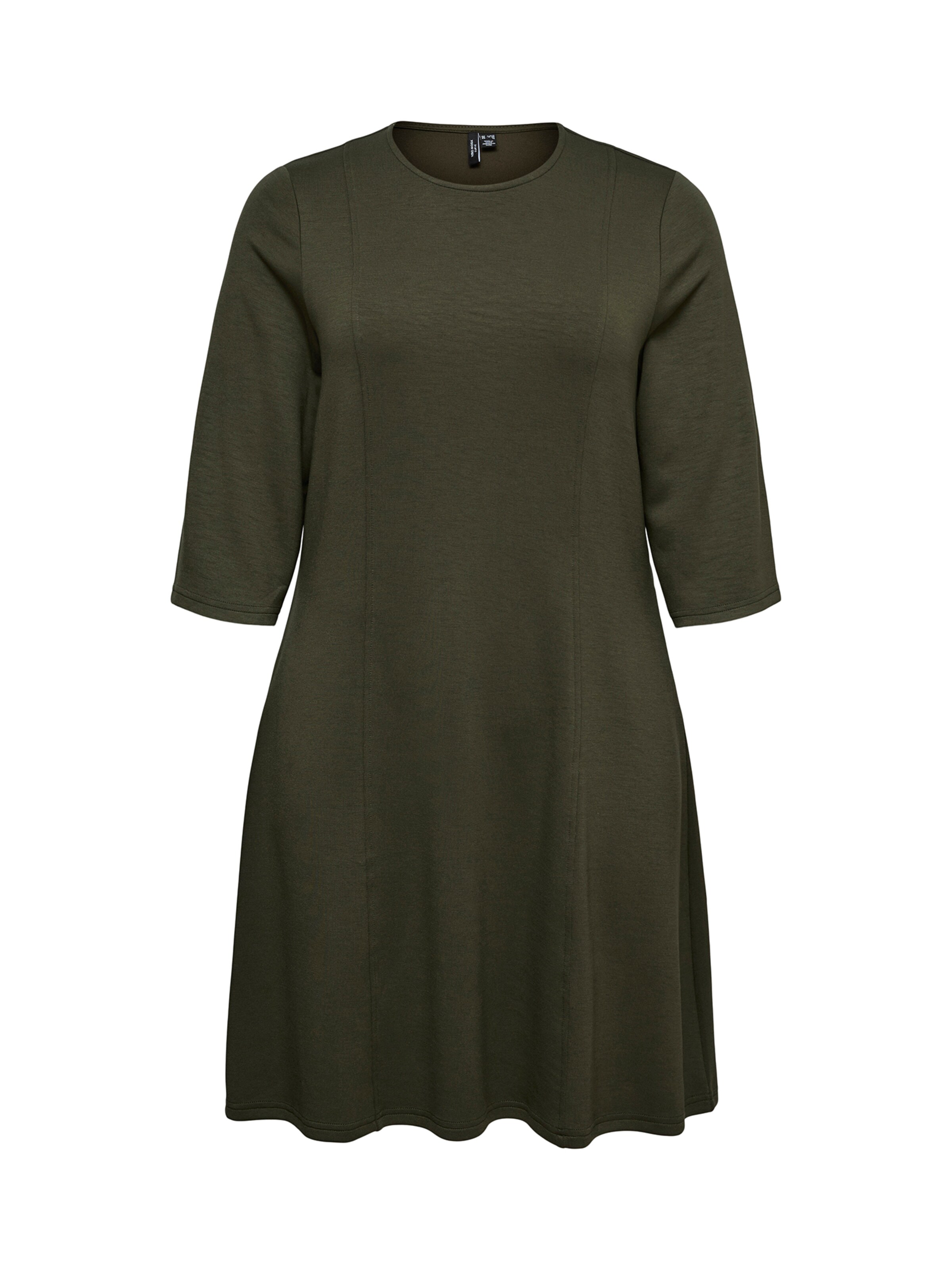 Vero Moda Curve Šaty 'VMCHALI' – zelená: přední strana