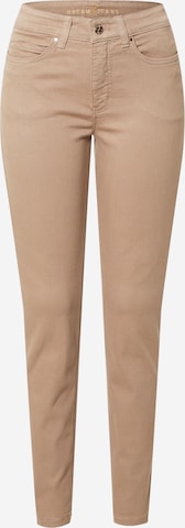 MAC Skinny Jeans 'Dream Skinny' in Brown: front