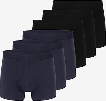 Almonu Boxer shorts 'Cotton' in Blue: front