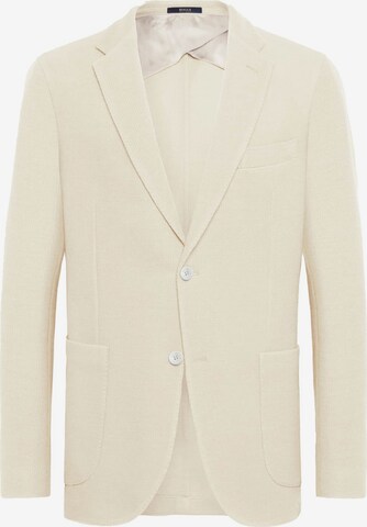 Veste de costume Boggi Milano en beige : devant