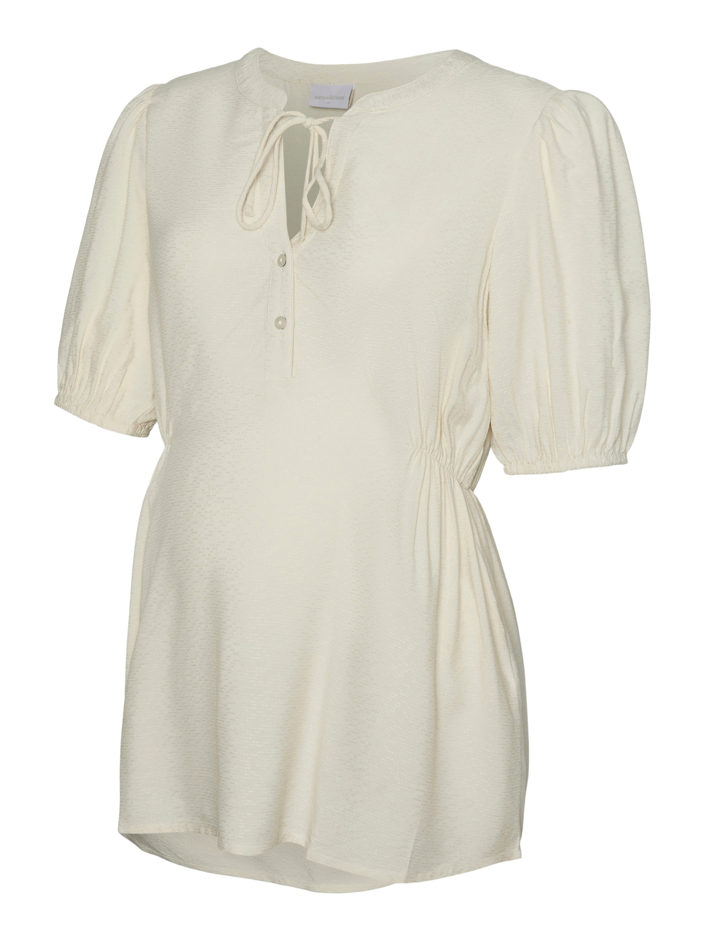 MAMALICIOUS Μπλούζα 'MLPaulina Lia' σε μπεζ: μπροστά