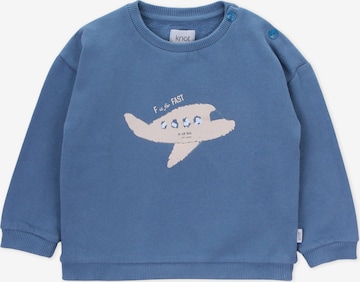 KNOT Sweatshirt 'Airplane' in Blue: front