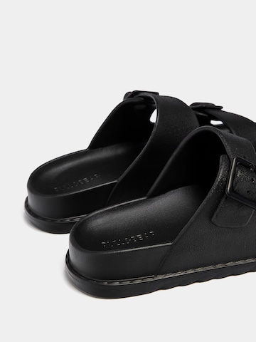 Pull&Bear Mules in Black