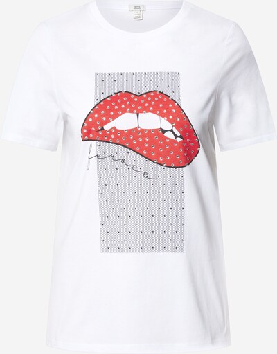 River Island Majica 'LIPS HEATSEAL' u crvena / bijela, Pregled proizvoda