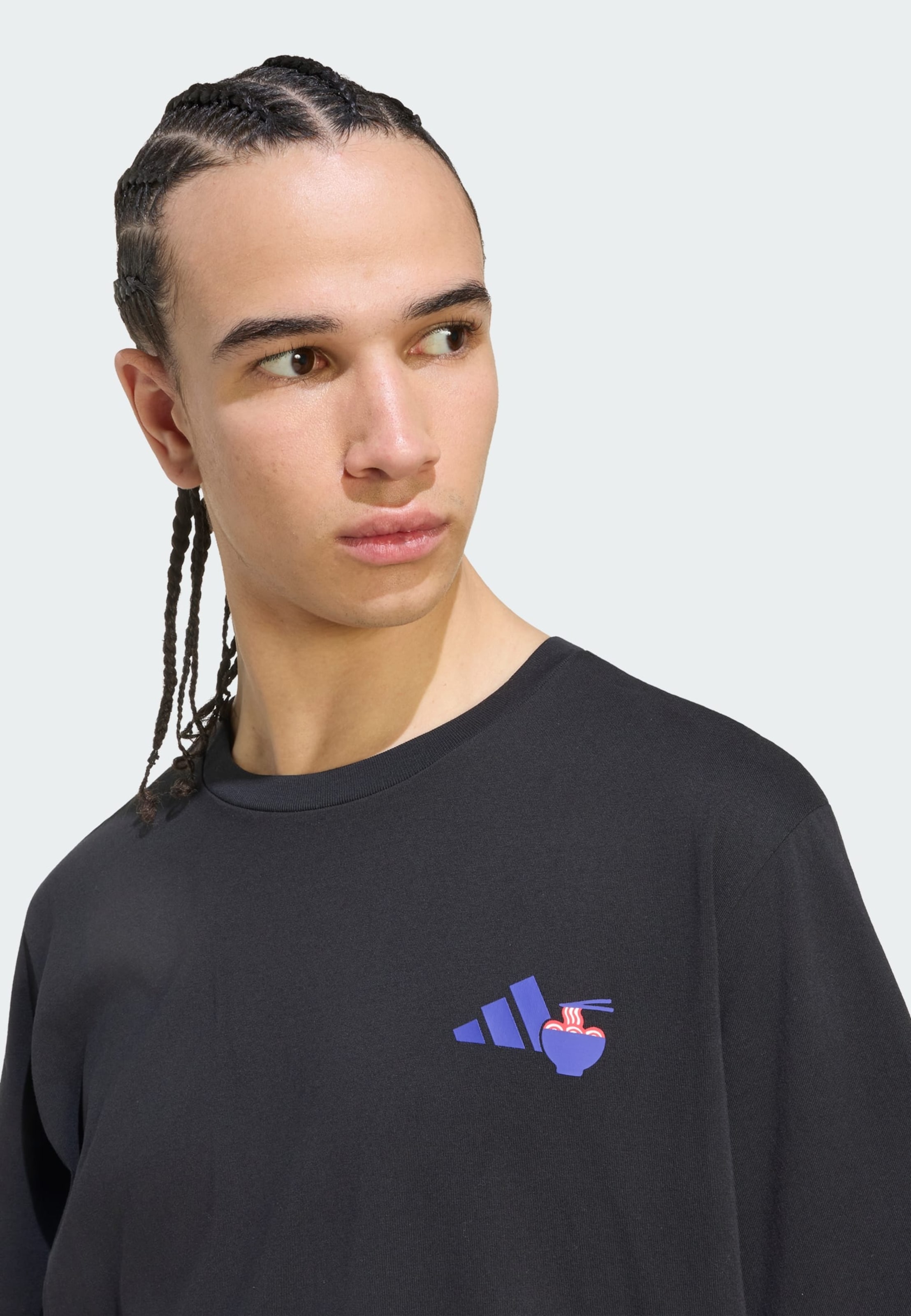 ADIDAS SPORTSWEAR Performance shirt 'Ramen' in Black