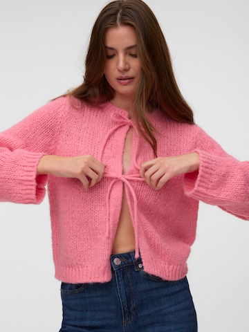 VERO MODA Gebreid vest in Roze