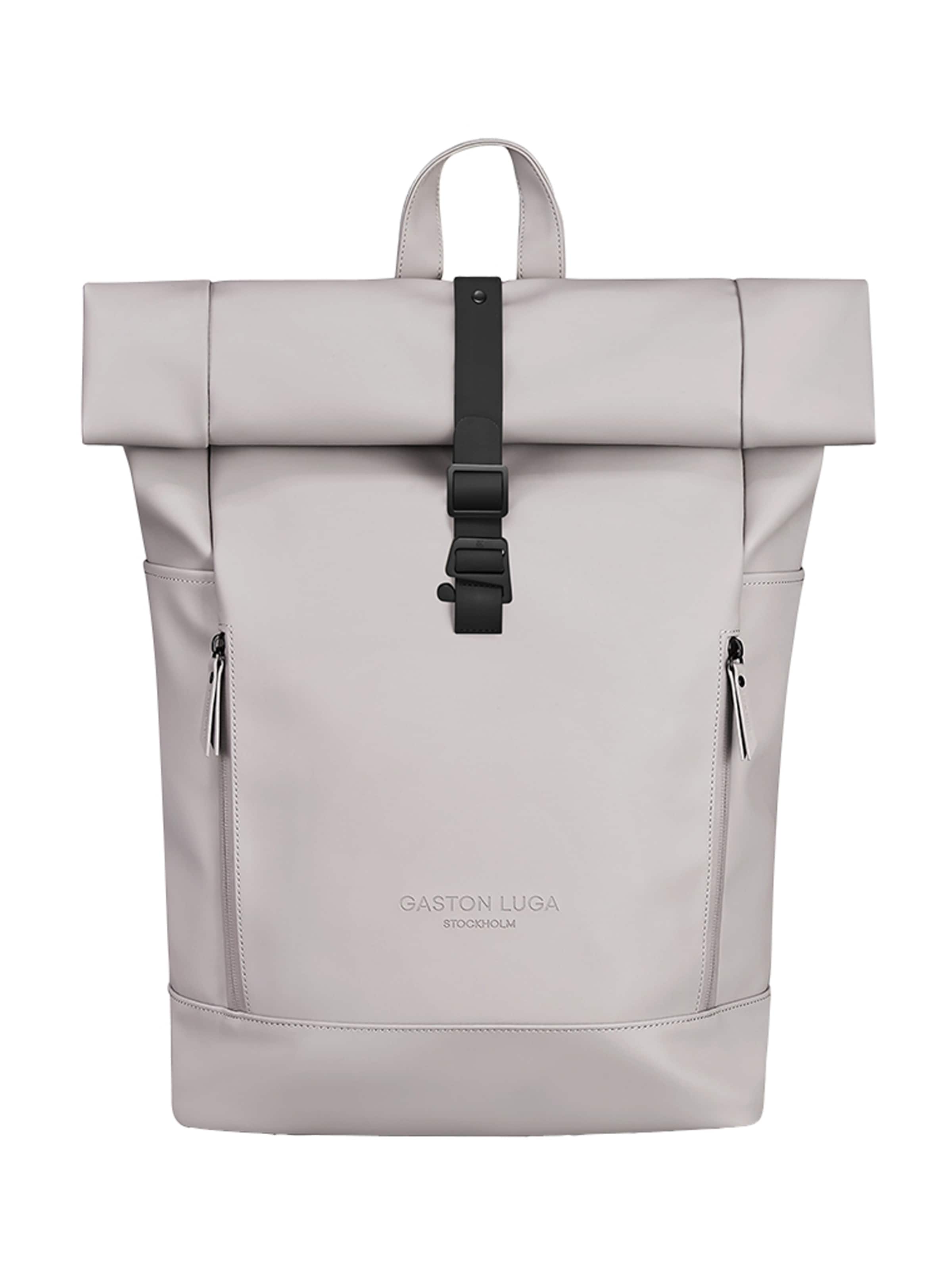 Zaino 'Rullen 16' di Gaston Luga in beige: frontale