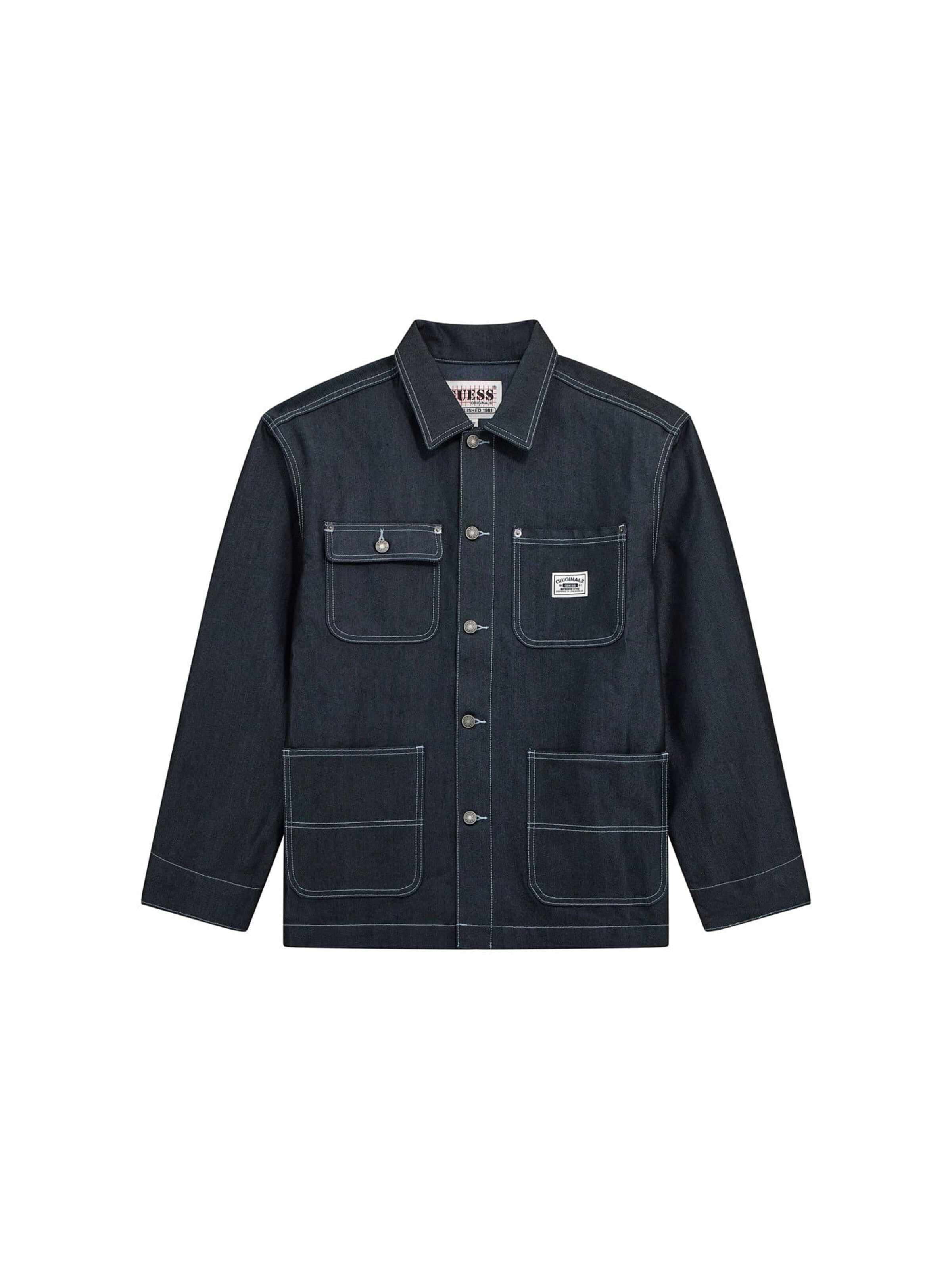 GUESS Übergangsjacke in Grau: Vorderseite