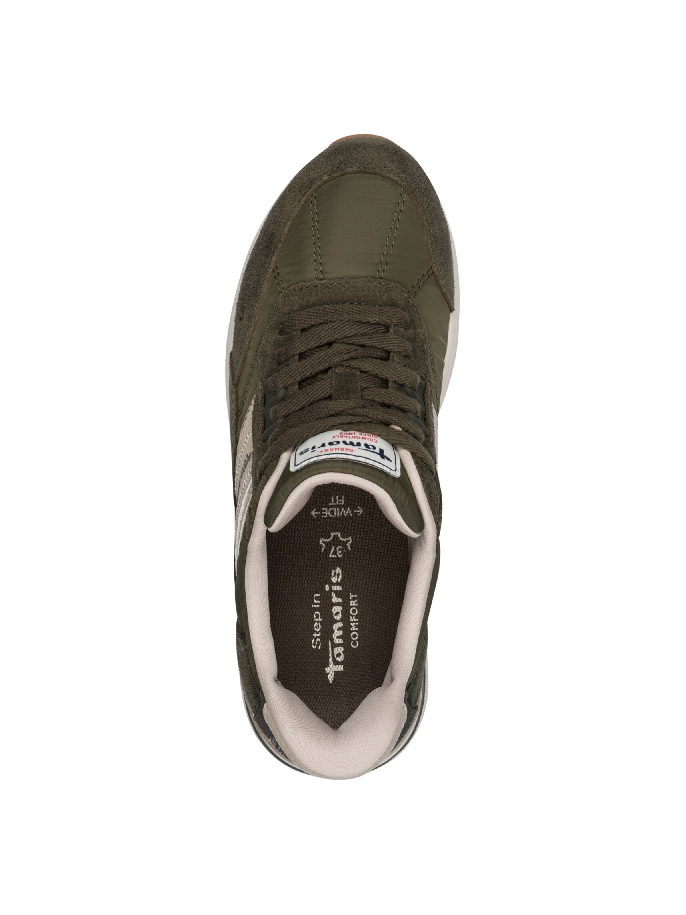 Tamaris Sneakers laag in Groen
