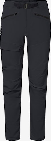 VAUDE Outdoorhose 'Croz III' in Schwarz: Vorderseite