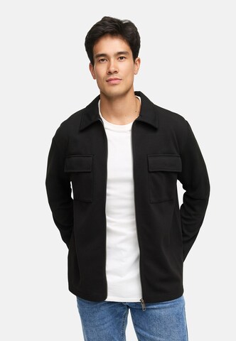 INDICODE JEANS Tussenjas 'Nello' in Zwart: voorkant
