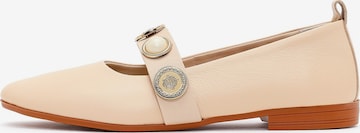 Ballerina con cinturino di Derimod in beige: frontale